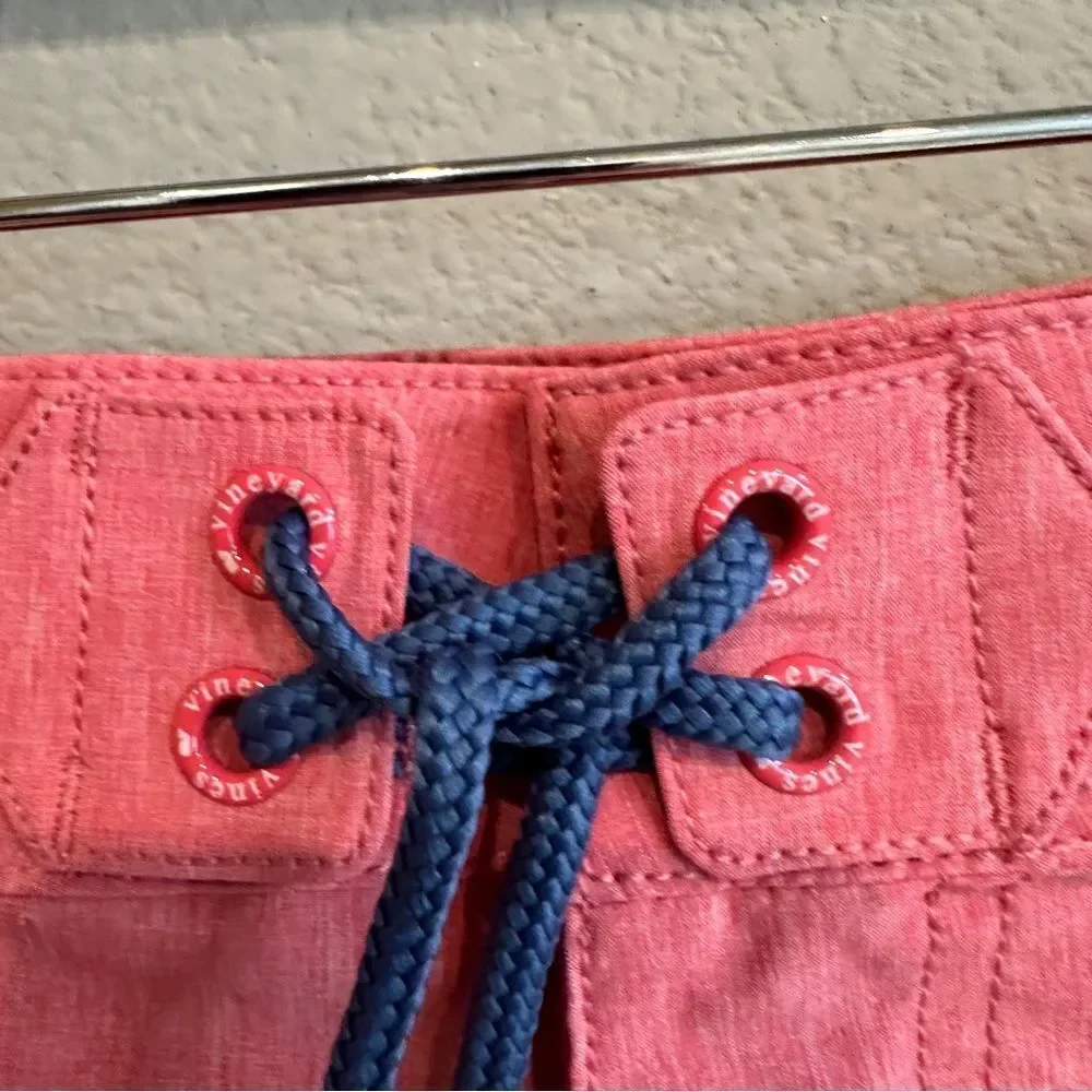 Vineyard Vines | 30 | 9” board shirts in salmon pink Men's Pink Swim Shorts
